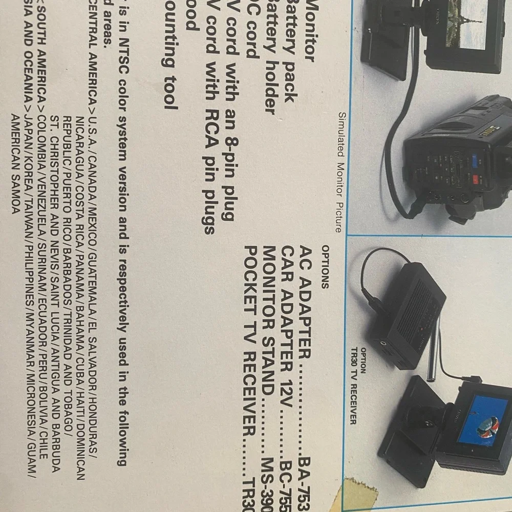 Sony M329 LCD Color Video Monitor